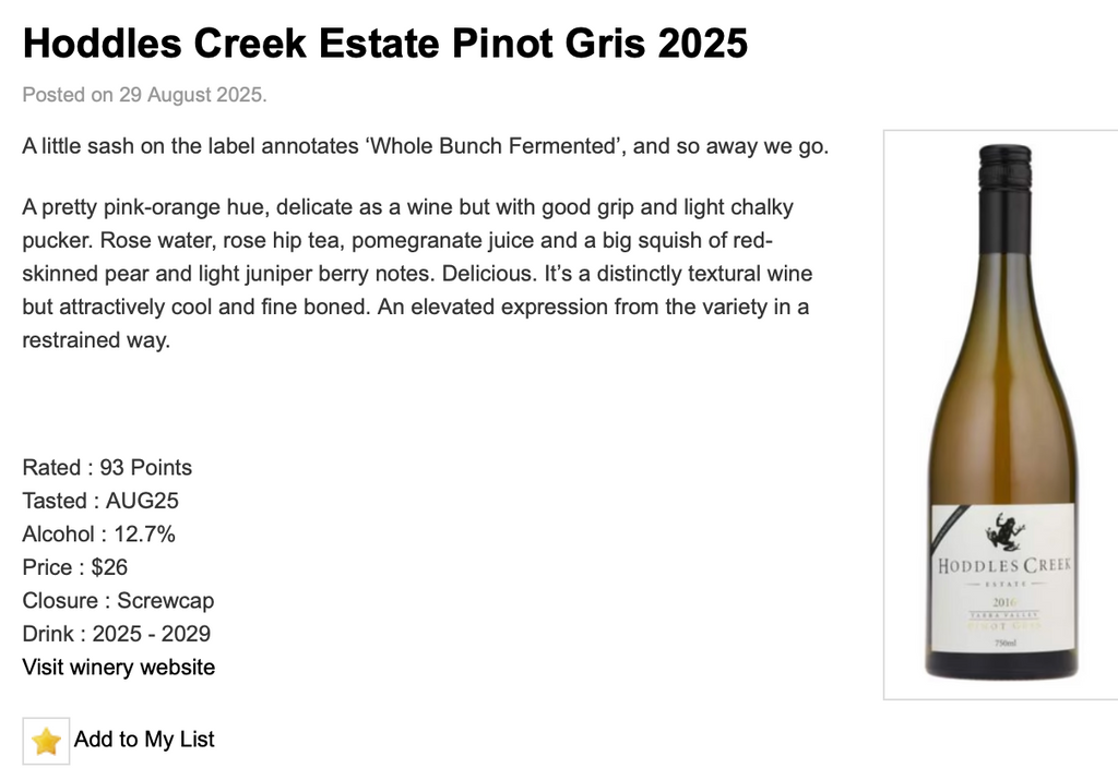 Estate Pinot Gris 2025